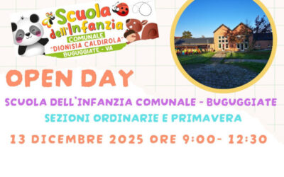 OPEN DAY 13 dicembre 2025